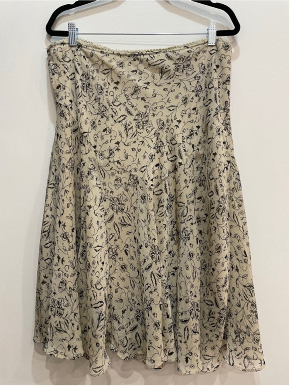 Jessica Vintage 90s Floral Silk-Look Midi Flowy CottageCore 14 Whimsigoth Grunge